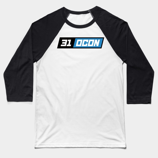 Esteban Ocon 31 F1 Driver Baseball T-Shirt by petrolhead